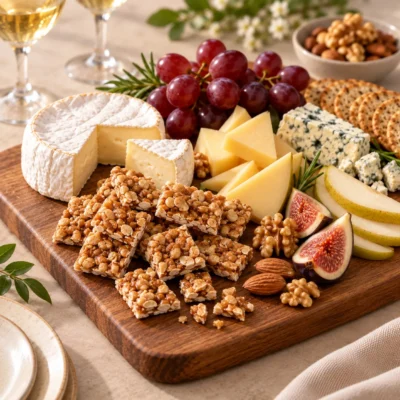 เมนูอาหารว่างปาร์ตี้ การจับคู่ขนมถั่วตัดกับชีสบอร์ด Cheese Board รสชาติแปลกใหม่ที่เข้ากันอย่างลงตัว
